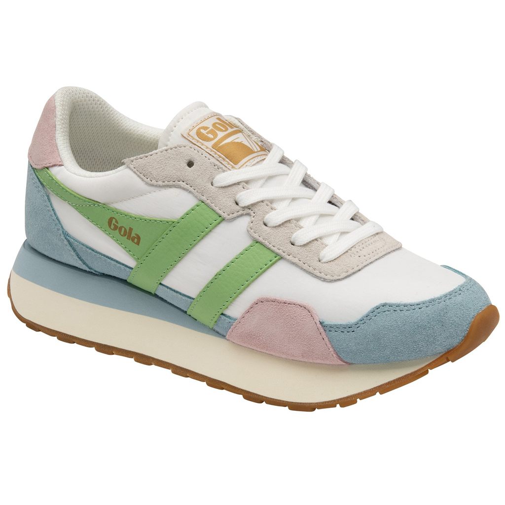 Gola Classics Indiana Sneakers Blancas Azules Verde España | FGC-269548
