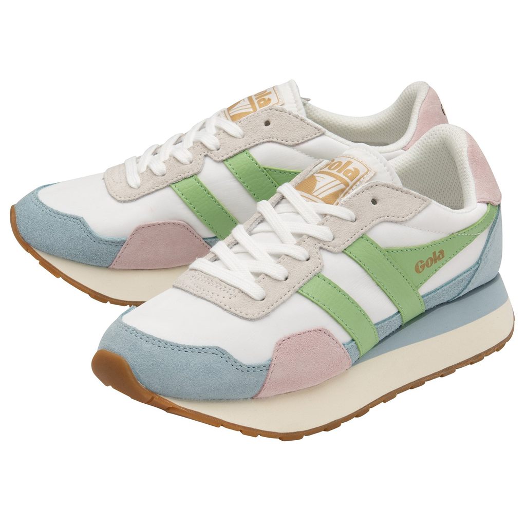 Gola Classics Indiana Sneakers Blancas Azules Verde España | FGC-269548