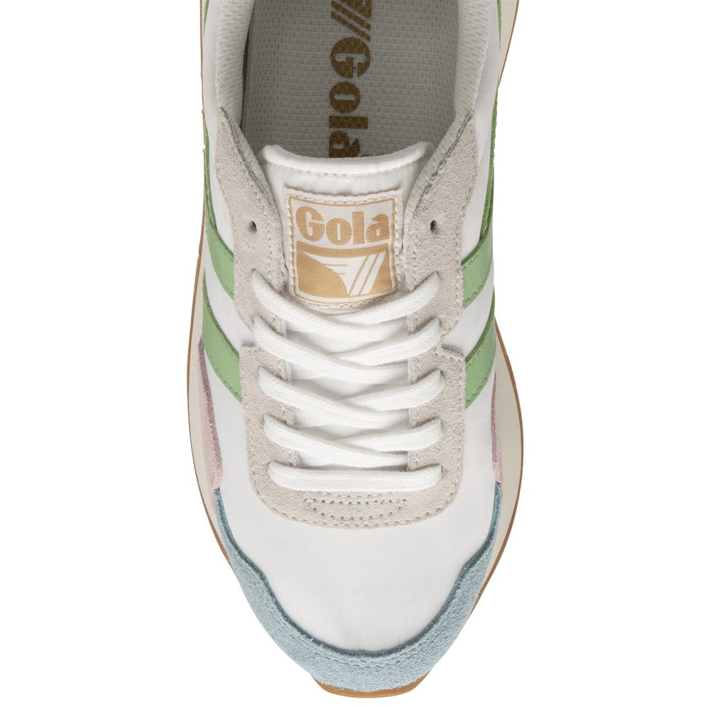 Gola Classics Indiana Sneakers Blancas Azules Verde España | FGC-269548