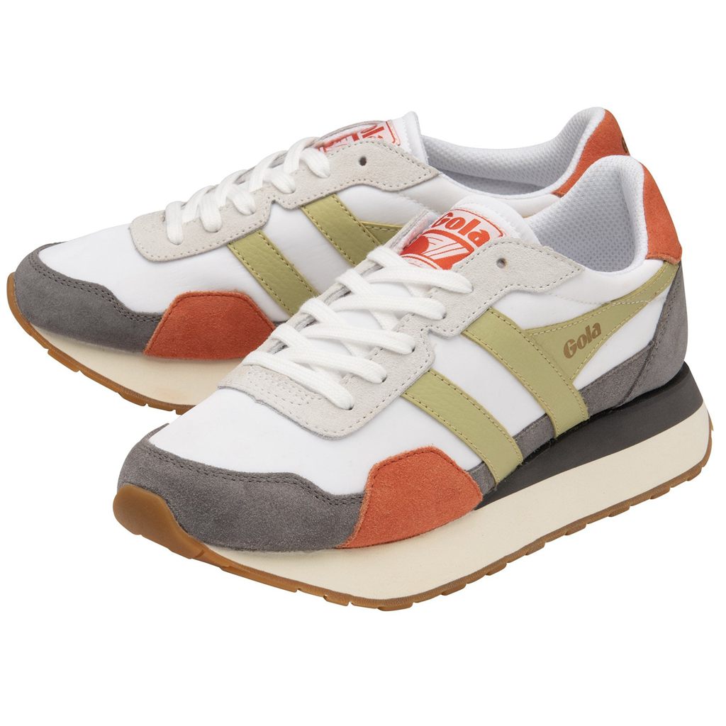 Gola Classics Indiana Sneakers Blancas Limón España | DJO-507826