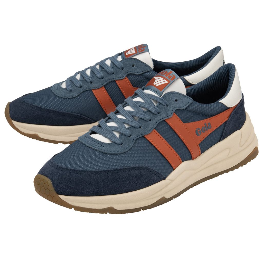 Gola Classics Jupiter Sneakers Azul Marino Naranjas España | XTS-930517
