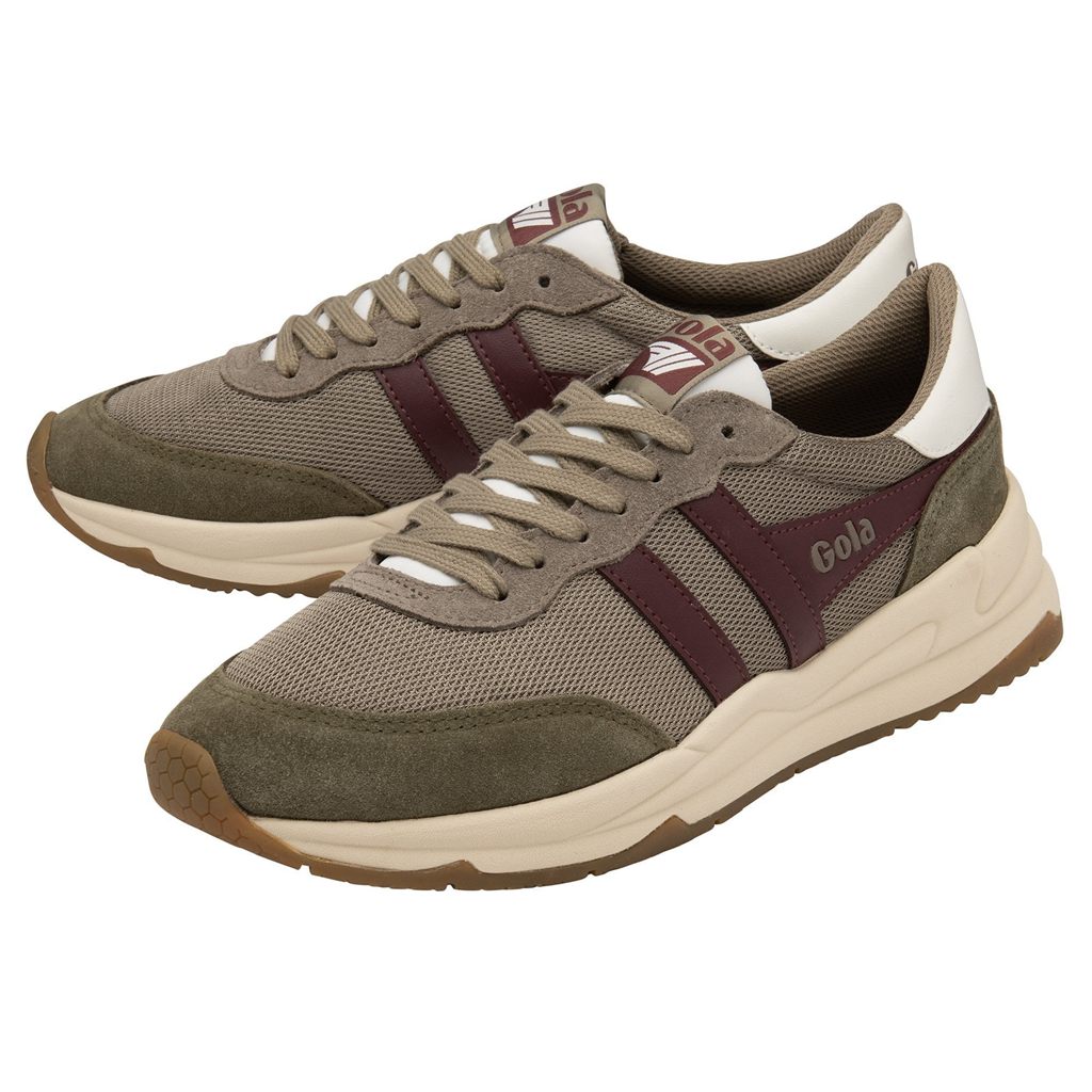 Gola Classics Jupiter Sneakers Kaki Burdeos España | XCI-605721