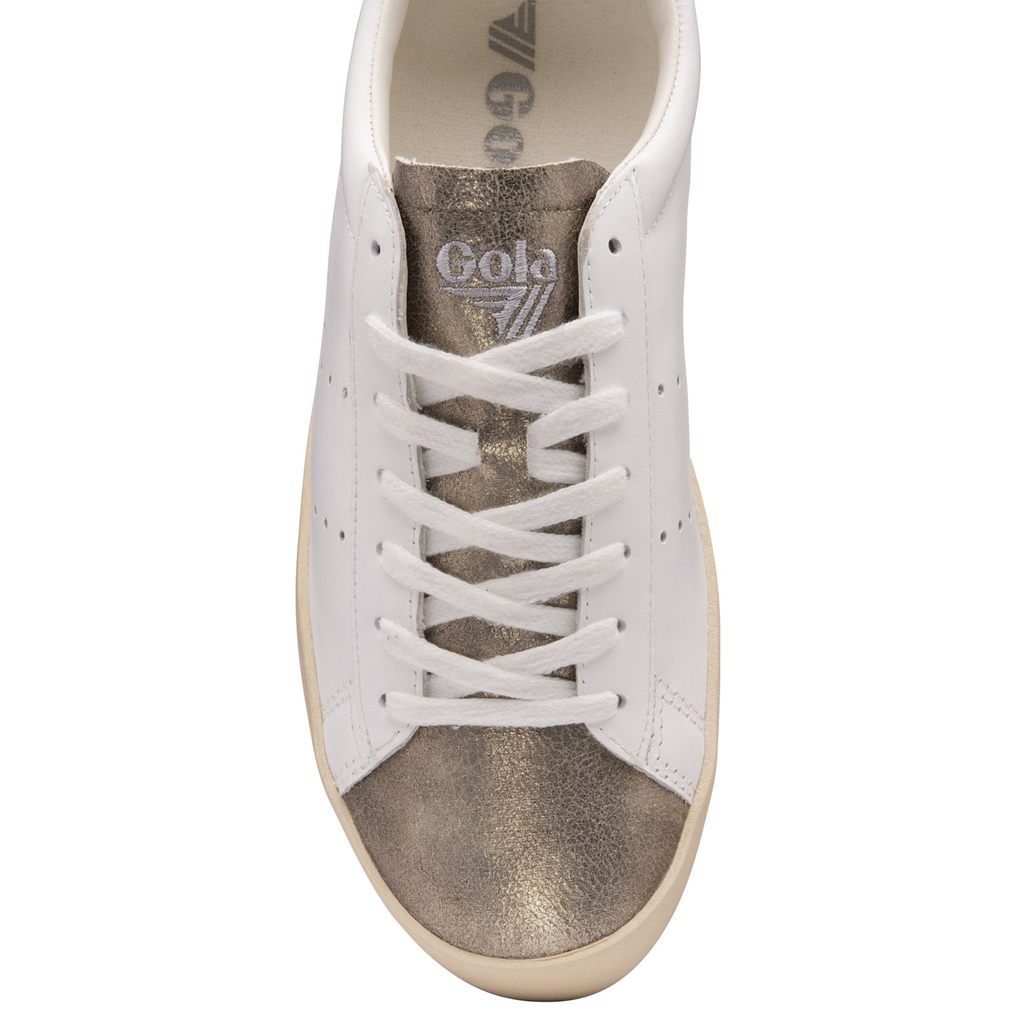 Gola Classics Nova Metallic Sneakers Blancas Doradas España | AVN-413758