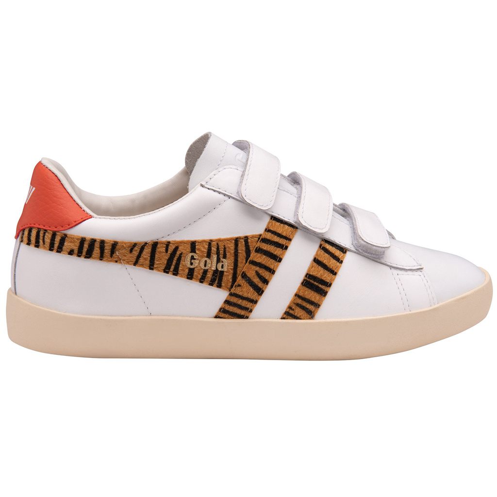 Gola Classics Nova Strap Safari Sneakers Blancas Coral España | UWI-302748