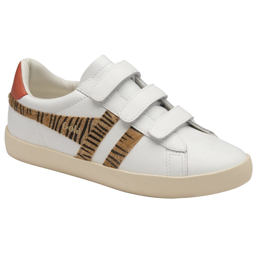 Gola Classics Nova Strap Safari Sneakers Blancas Coral España | UWI-302748