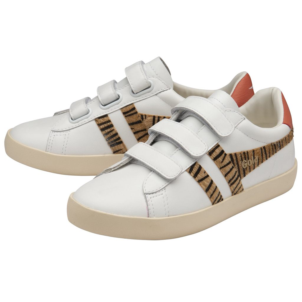 Gola Classics Nova Strap Safari Sneakers Blancas Coral España | UWI-302748
