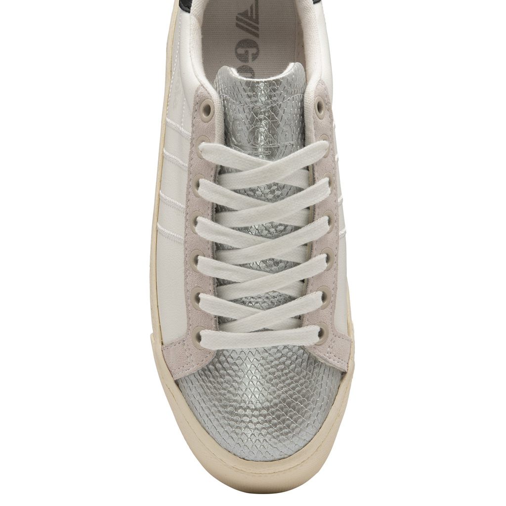 Gola Classics Orchid Platform Viper Sneakers Blancas Plateadas España | VQD-387046