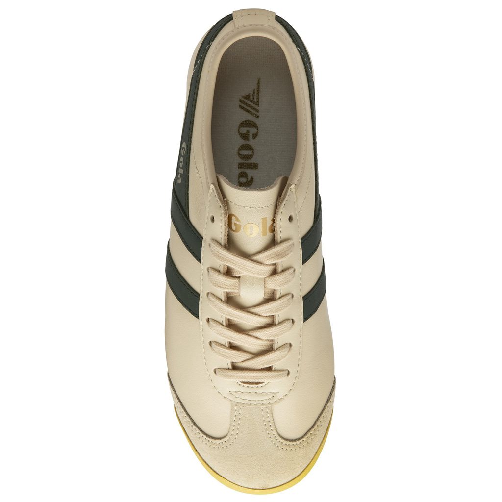 Gola Classics Race Leather Sneakers Kaki Oscuro España | DZA-734206