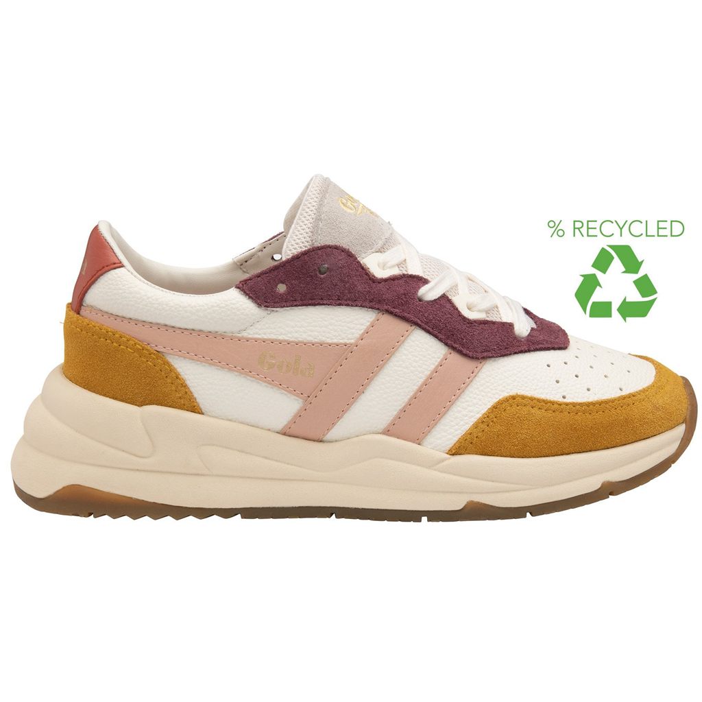 Gola Classics Saturn Quadrant Sneakers Blancas Rosas Naranjas España | POU-097815