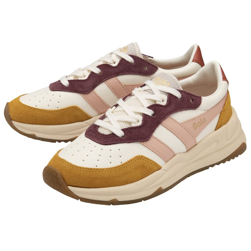 Gola Classics Saturn Quadrant Sneakers Blancas Rosas Naranjas España | POU-097815