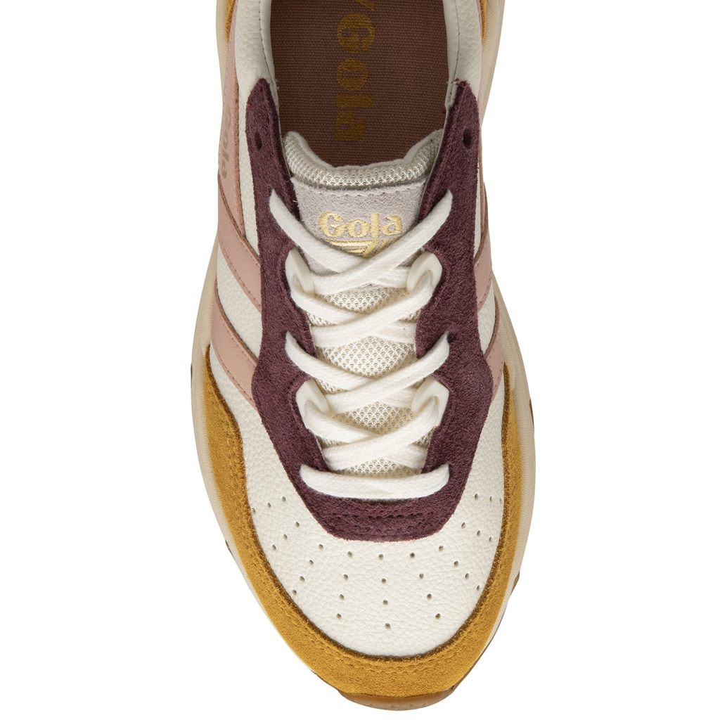 Gola Classics Saturn Quadrant Sneakers Blancas Rosas Naranjas España | POU-097815