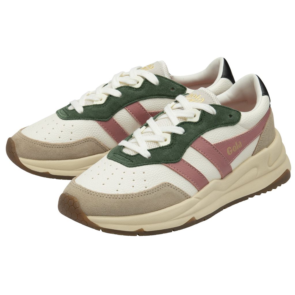 Gola Classics Saturn Quadrant Sneakers Blancas Coral Rosas España | OMC-013759