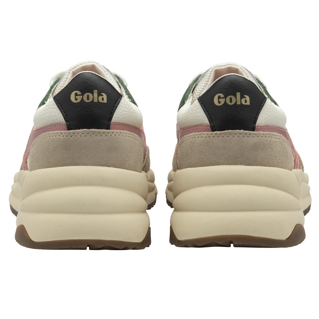 Gola Classics Saturn Quadrant Sneakers Blancas Coral Rosas España | OMC-013759