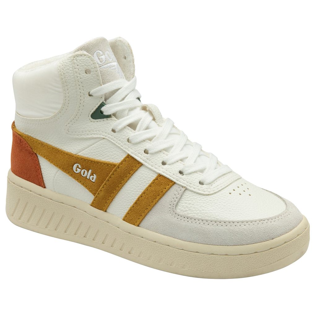 Gola Classics Slam Trident Sneakers Blancas Naranjas España | PWQ-245307