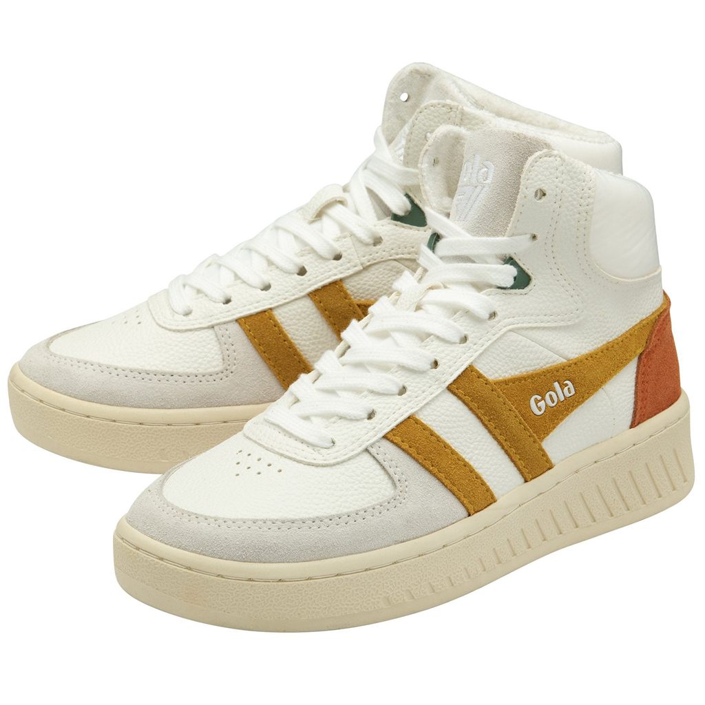 Gola Classics Slam Trident Sneakers Blancas Naranjas España | PWQ-245307