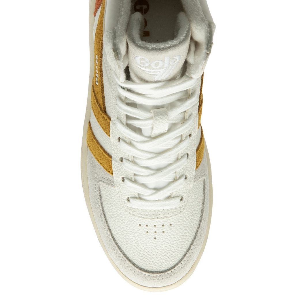 Gola Classics Slam Trident Sneakers Blancas Naranjas España | PWQ-245307