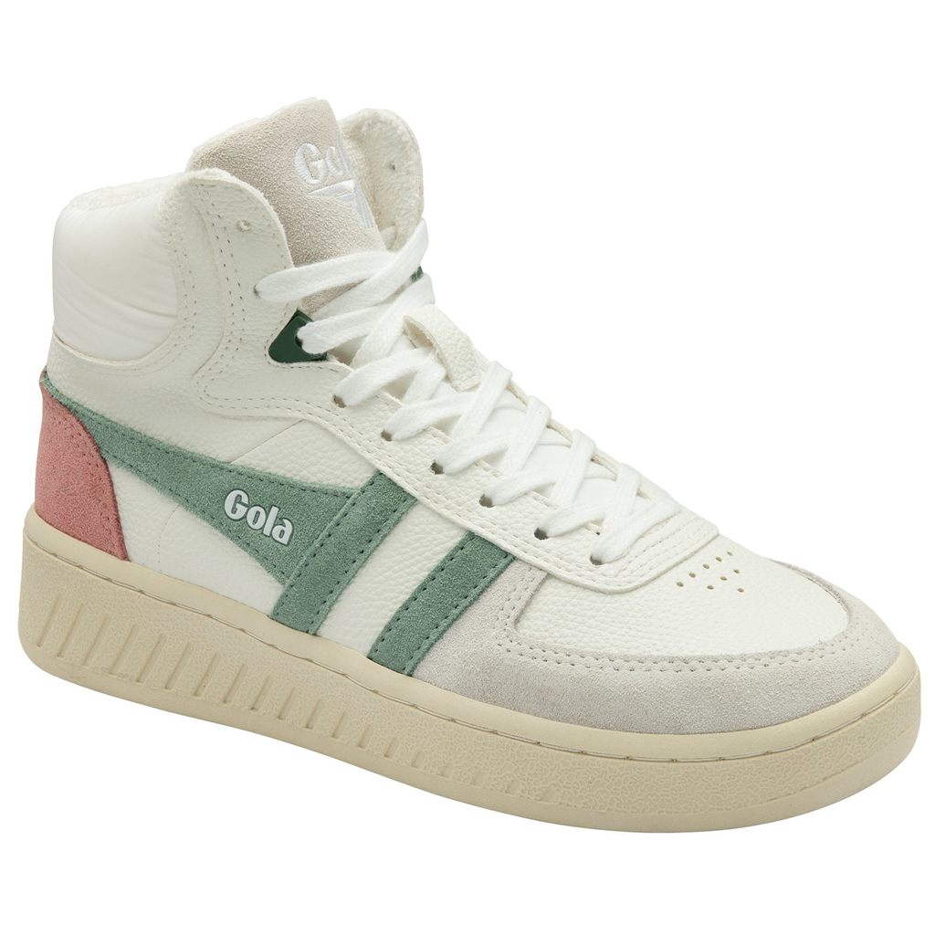 Gola Classics Slam Trident Sneakers Blancas Verde Coral Rosas España | ACN-947361