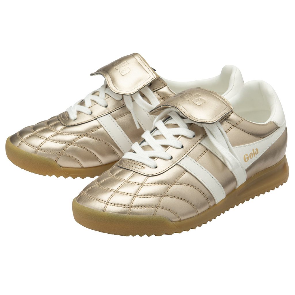 Gola Classics Stadium '86 Sneakers Doradas Blancas España | QPT-357108