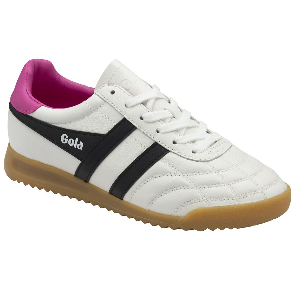 Gola Classics Stadium Sneakers Blancas Negras Rosas España | EKL-587392