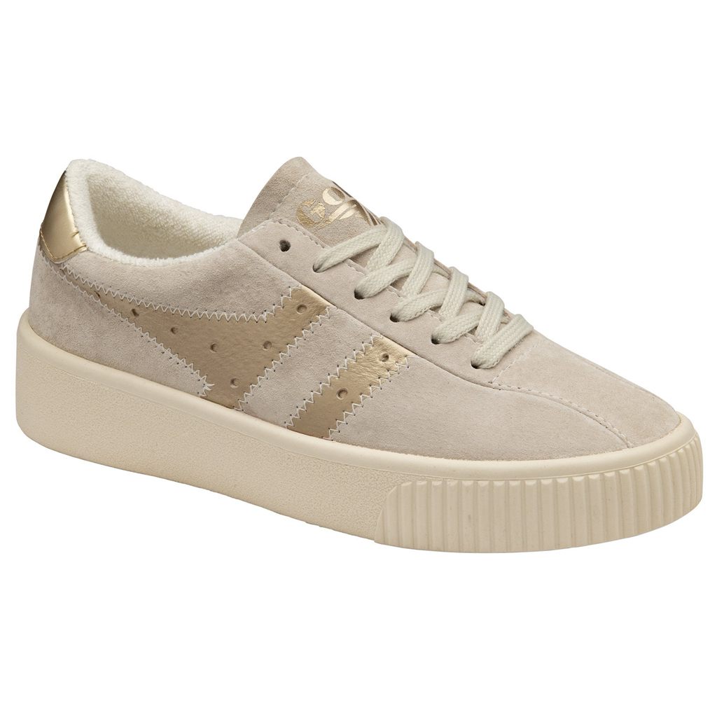 Gola Classics Super Court Metallic Sneakers Blancas Doradas España | HSW-269735