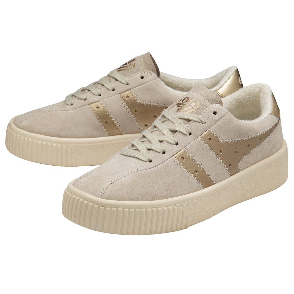 Gola Classics Super Court Metallic Sneakers Blancas Doradas España | HSW-269735