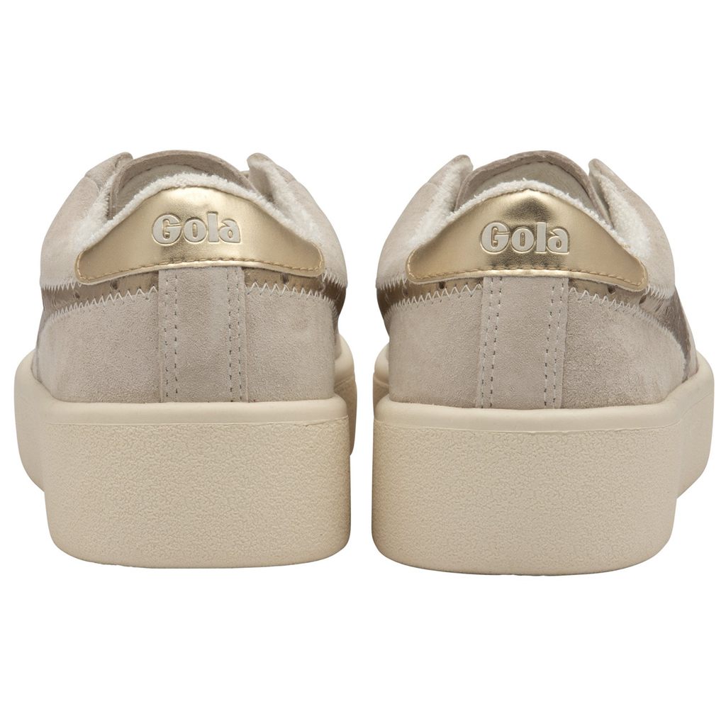 Gola Classics Super Court Metallic Sneakers Blancas Doradas España | HSW-269735