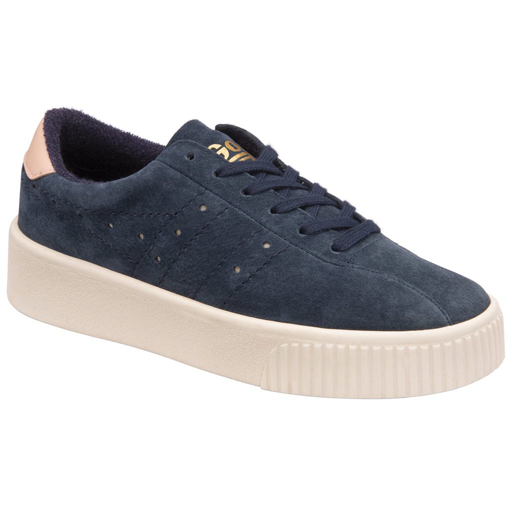 Gola Classics Super Court Suede Sneakers Azul Marino Rosas España | EJD-374295