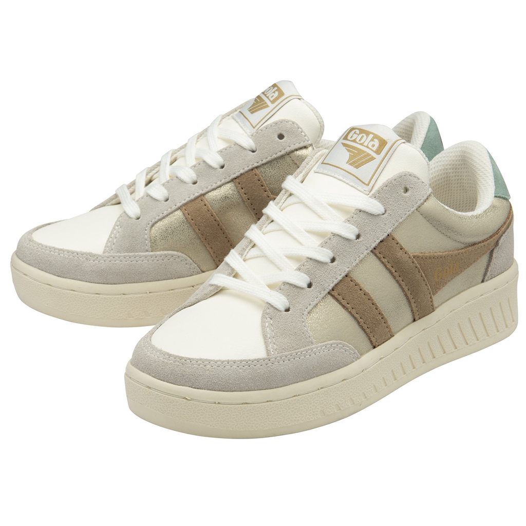 Gola Classics Superslam Blaze Sneakers Doradas Verde Menta Verde España | QLM-184537