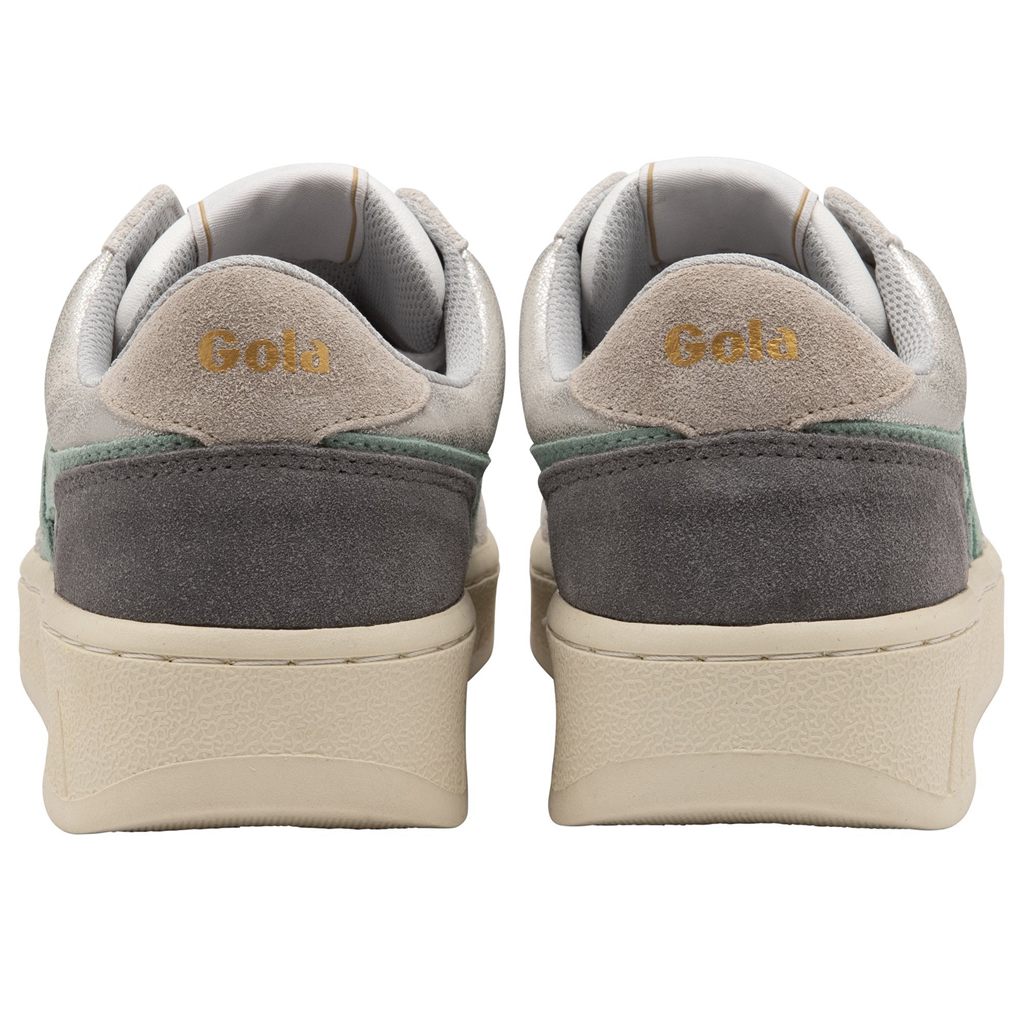 Gola Classics Superslam Blaze Sneakers Plateadas Verde Gris España | QIG-596320