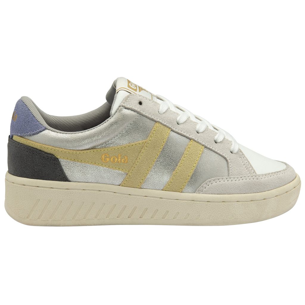 Gola Classics Superslam Blaze Sneakers Plateadas Limón Lavanda España | HSY-985403