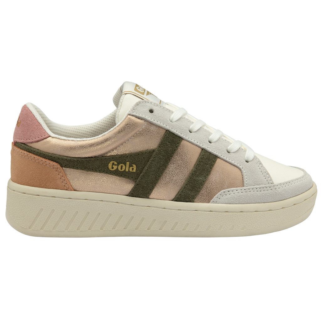 Gola Classics Superslam Blaze Sneakers Rosas Doradas Kaki Coral Rosas España | HFV-048295