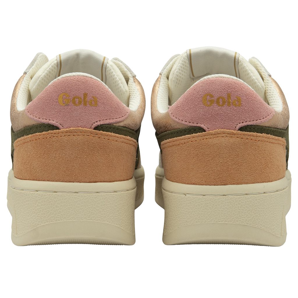 Gola Classics Superslam Blaze Sneakers Rosas Doradas Kaki Coral Rosas España | HFV-048295