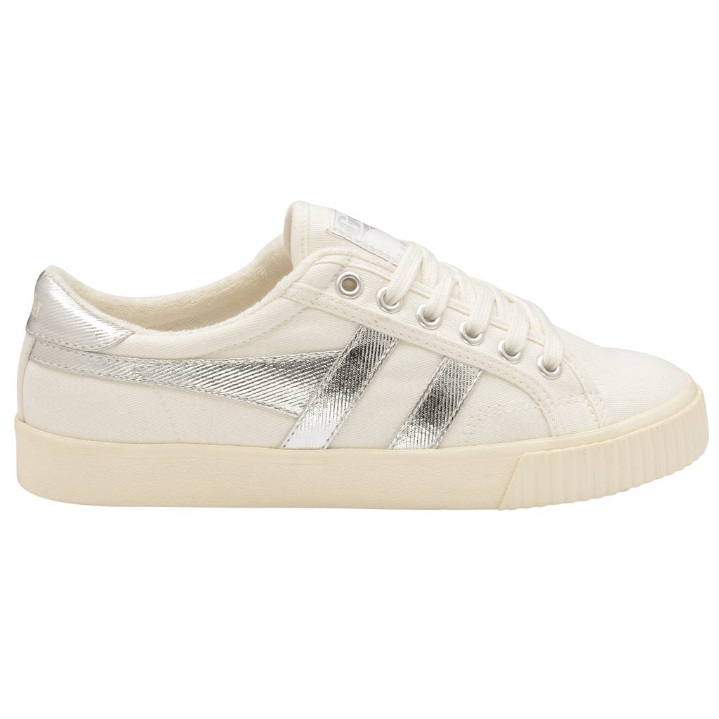 Gola Classics Tennis Mark Cox Sneakers Blancas Plateadas España | JWX-284051