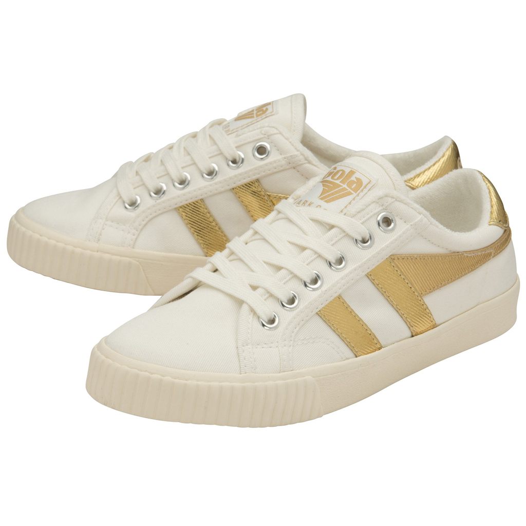 Gola Classics Tennis Mark Cox Sneakers Blancas Doradas España | HSW-815976