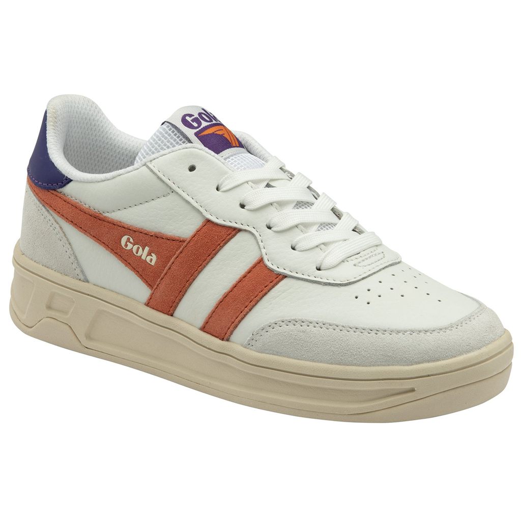 Gola Classics Topspin Sneakers Blancas Coral Azul Real Moradas España | RSQ-397564
