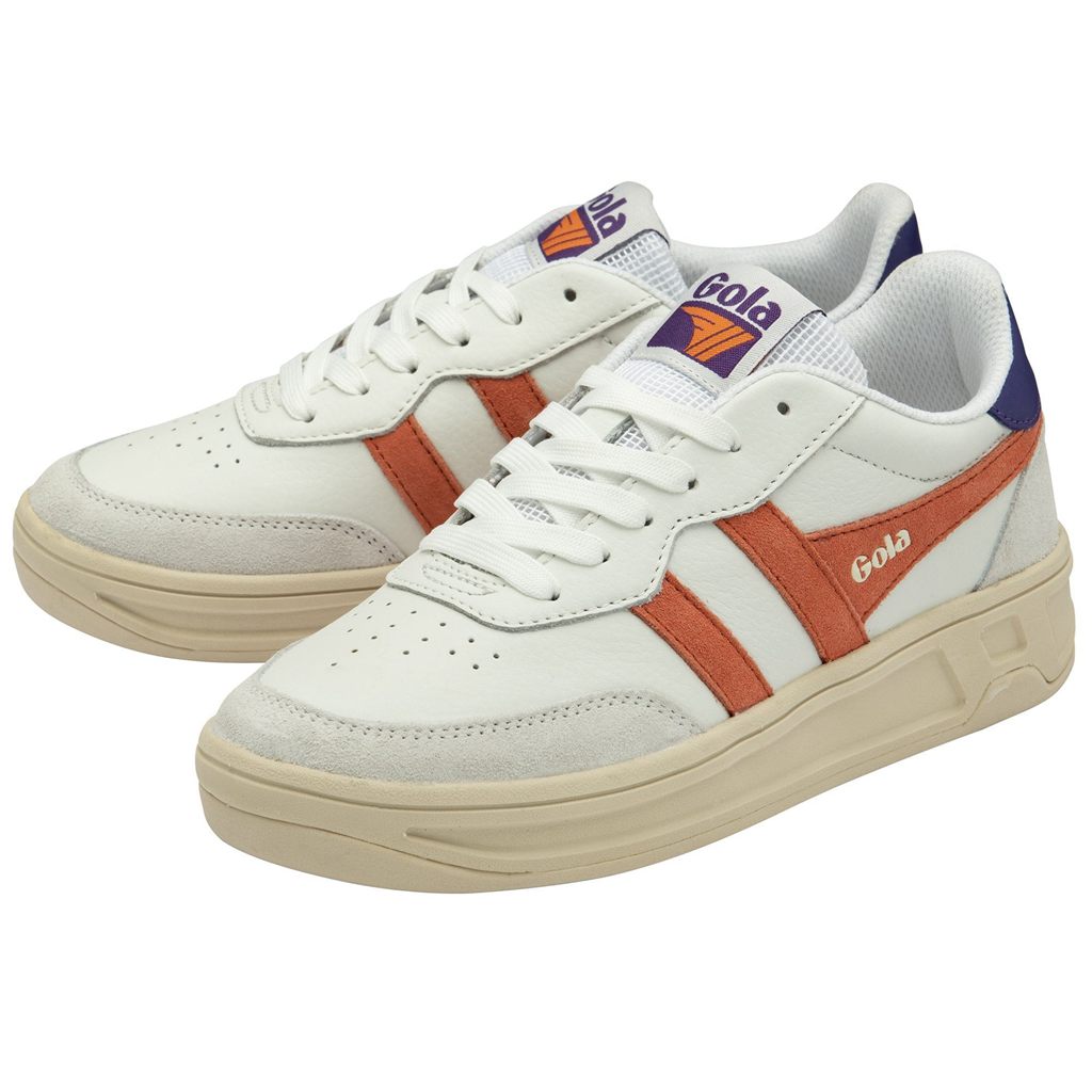 Gola Classics Topspin Sneakers Blancas Coral Azul Real Moradas España | RSQ-397564