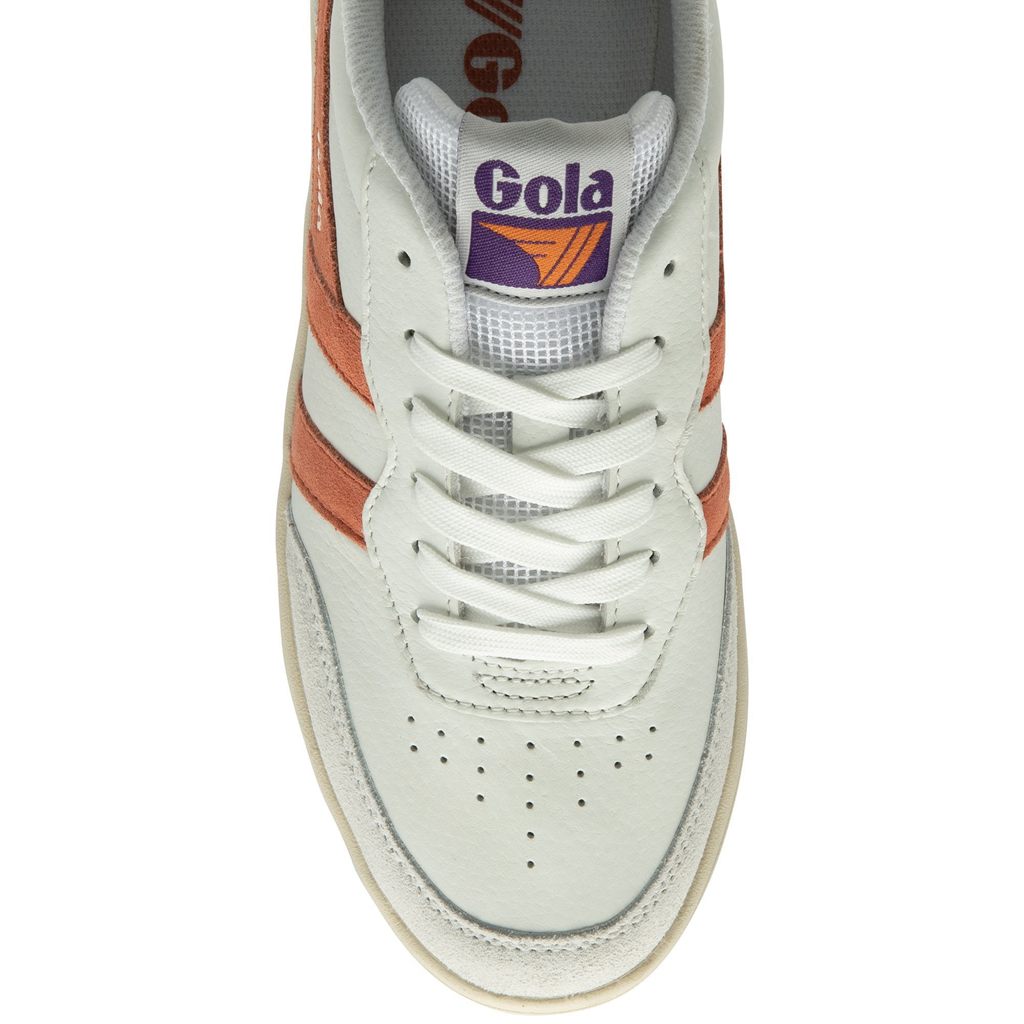 Gola Classics Topspin Sneakers Blancas Coral Azul Real Moradas España | RSQ-397564
