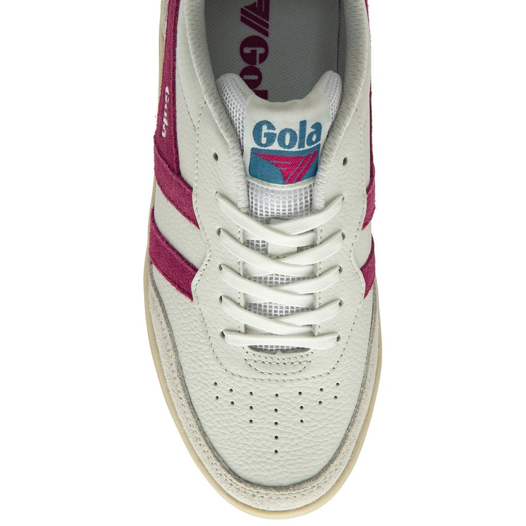 Gola Classics Topspin Sneakers Blancas Fucsia Verde Menta España | VEO-962704