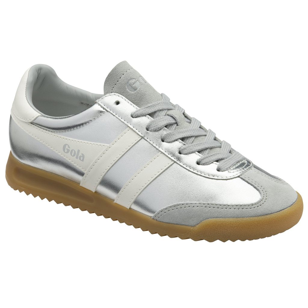 Gola Classics Torpedo Glimmer Sneakers Plateadas Blancas España | YJT-716409