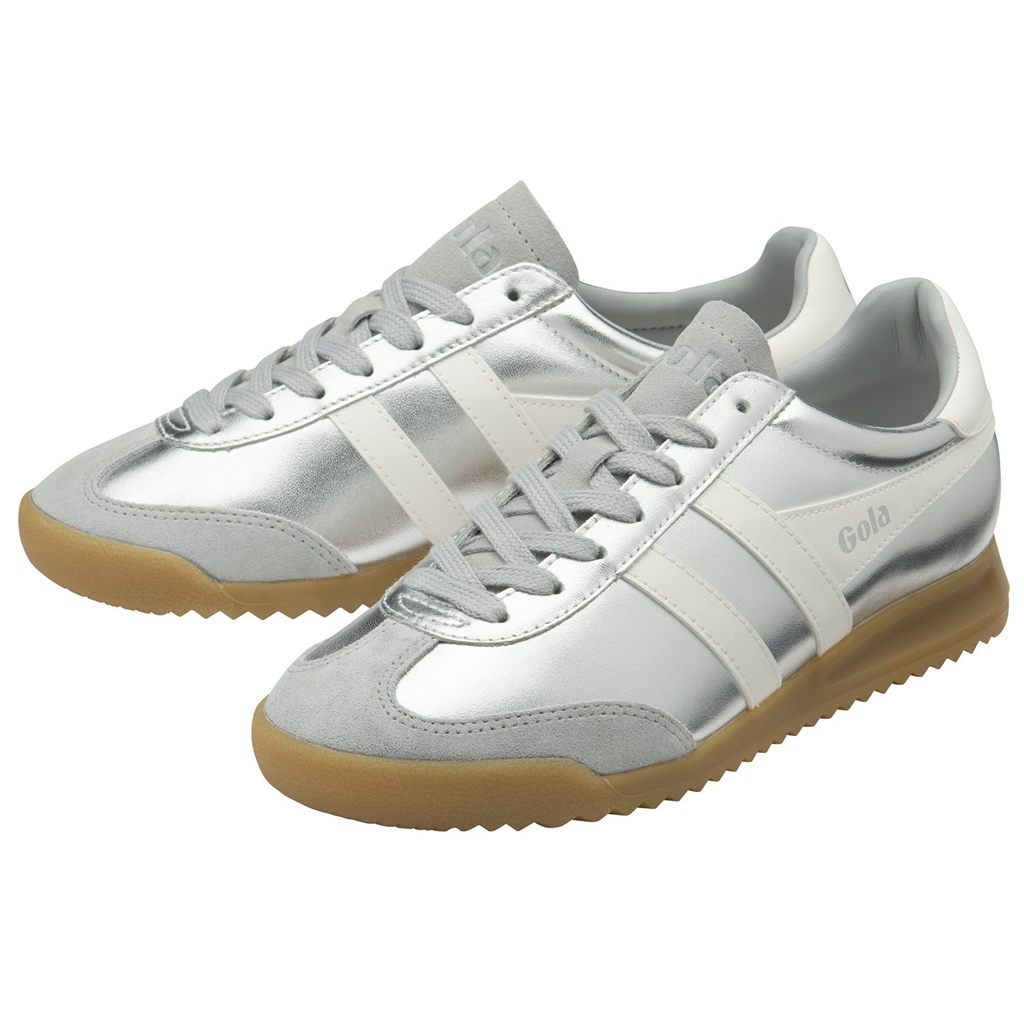Gola Classics Torpedo Glimmer Sneakers Plateadas Blancas España | YJT-716409