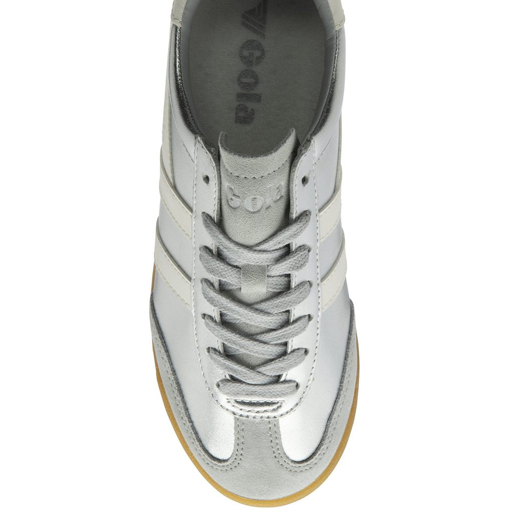 Gola Classics Torpedo Glimmer Sneakers Plateadas Blancas España | YJT-716409