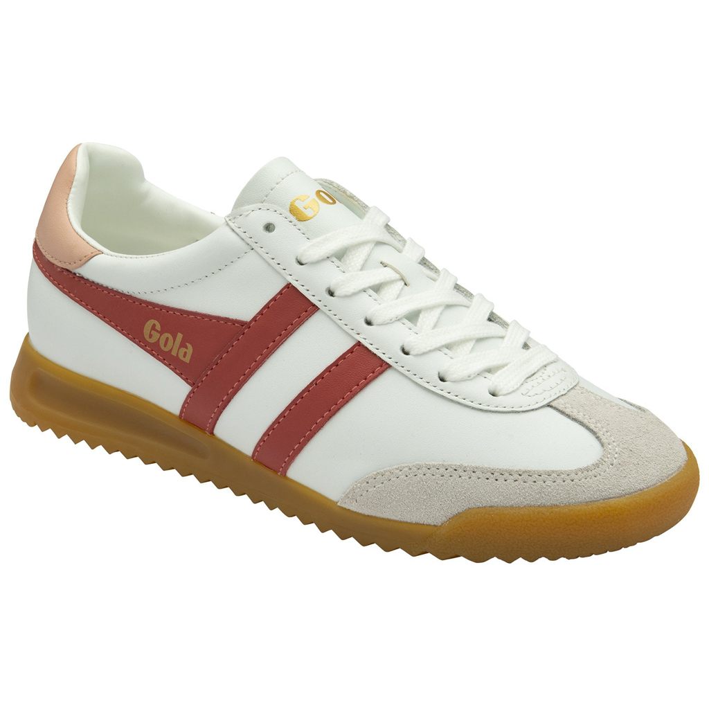 Gola Classics Torpedo Leather Sneakers Blancas Rosas España | FDM-432706