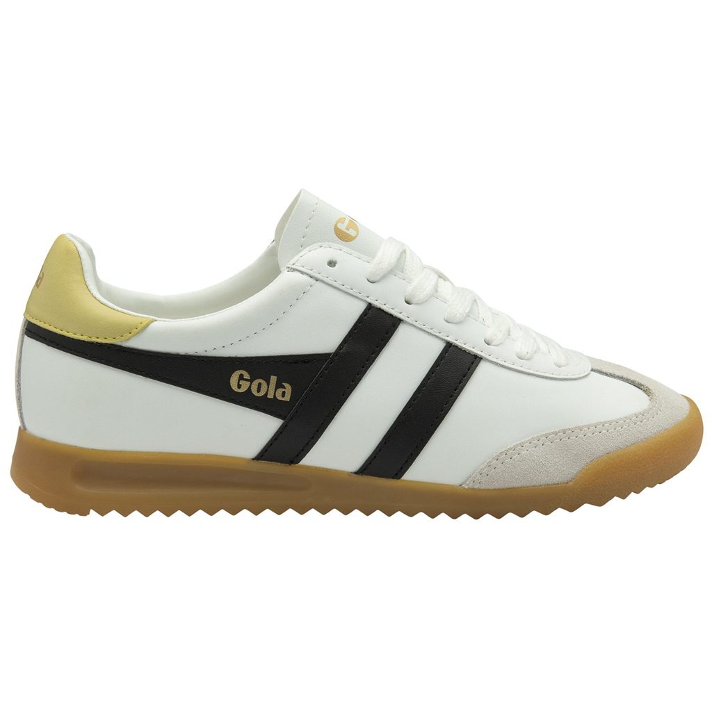 Gola Classics Torpedo Leather Sneakers Blancas Negras Limón España | VZW-692851