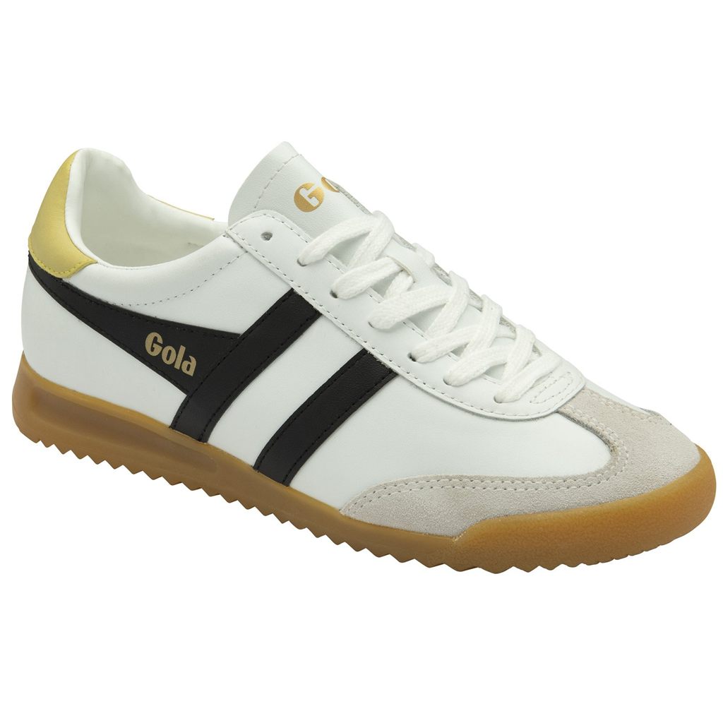 Gola Classics Torpedo Leather Sneakers Blancas Negras Limón España | VZW-692851