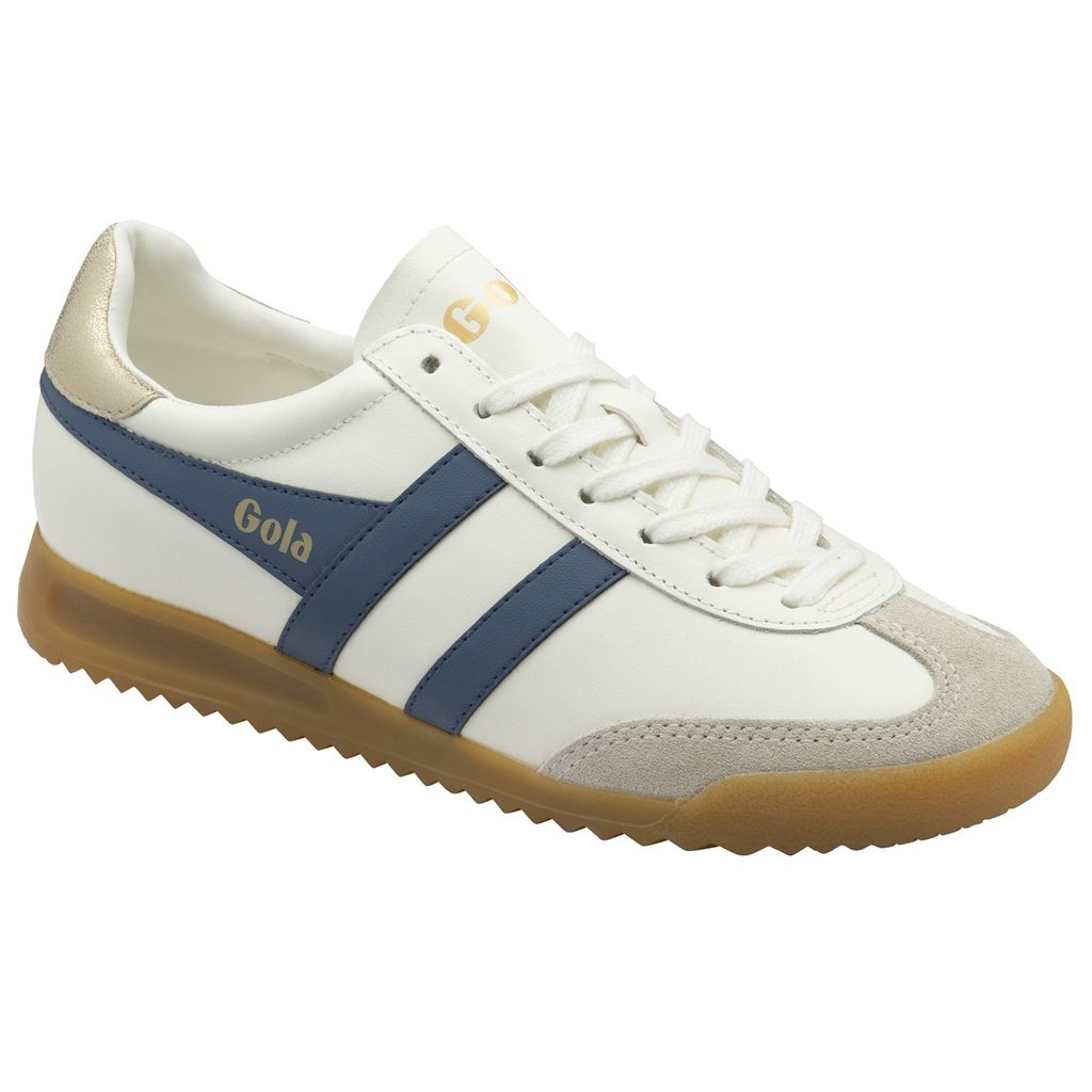 Gola Classics Torpedo Leather Sneakers Blancas Doradas España | FTW-718326