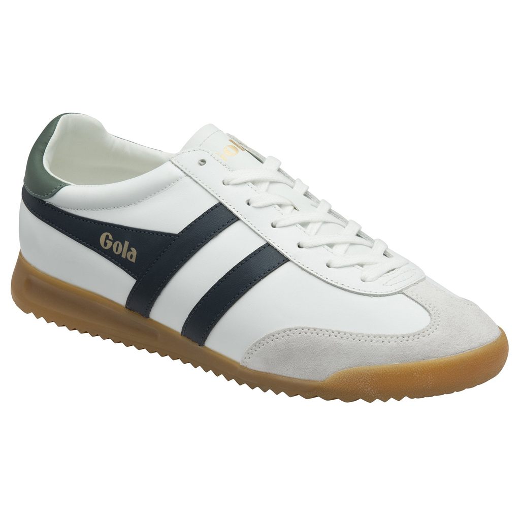 Gola Classics Torpedo Leather Sneakers Blancas Azul Marino España | MAG-736519