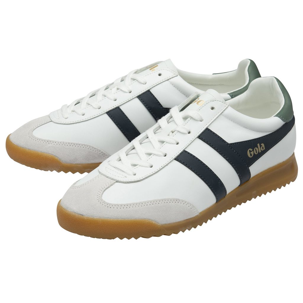 Gola Classics Torpedo Leather Sneakers Blancas Azul Marino España | MAG-736519