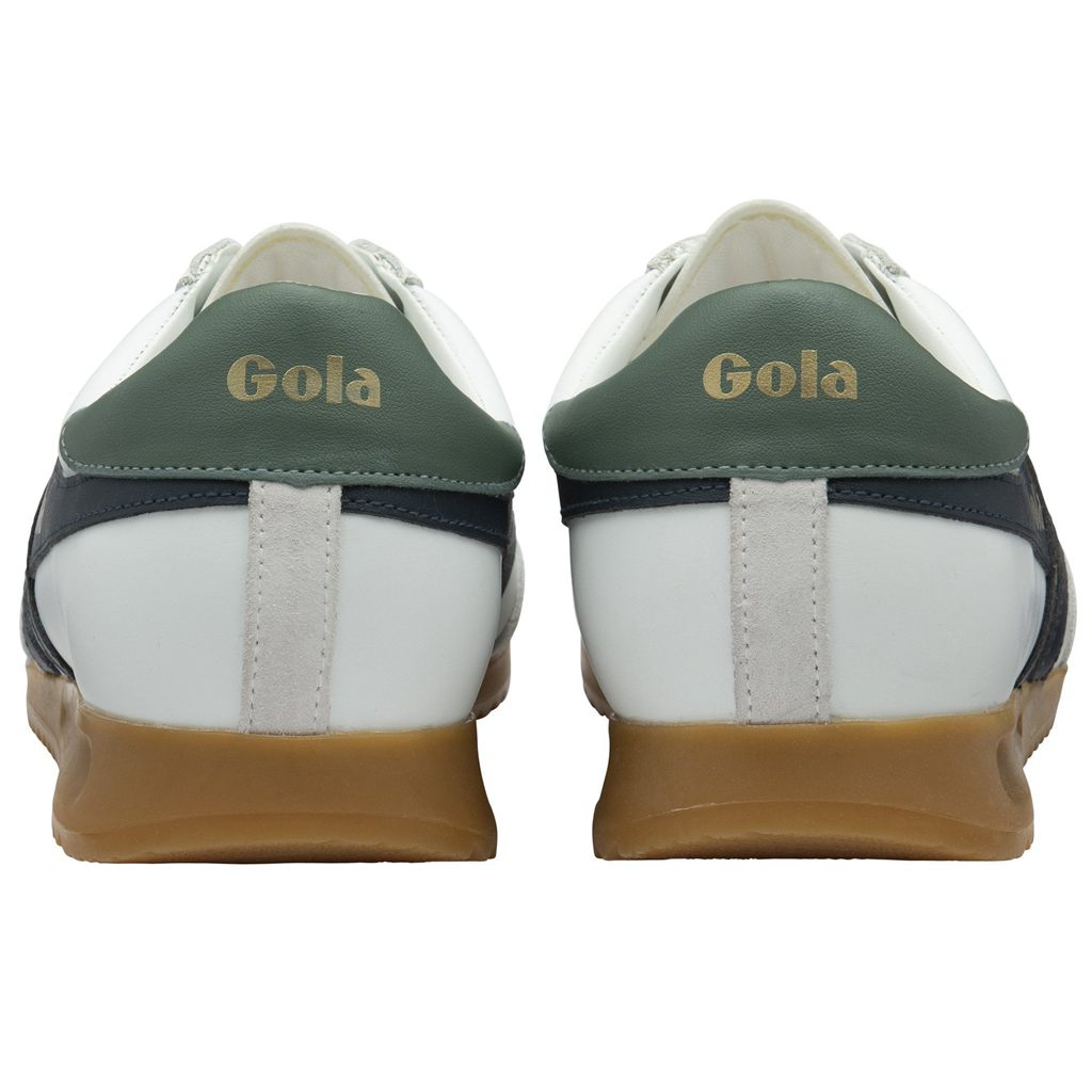 Gola Classics Torpedo Leather Sneakers Blancas Azul Marino España | MAG-736519