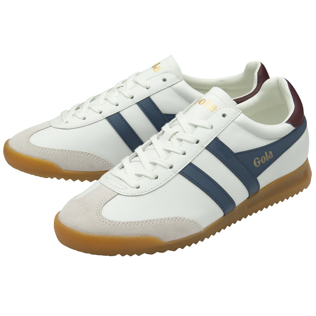 Gola Classics Torpedo Leather Sneakers Blancas Burdeos España | QGE-124875