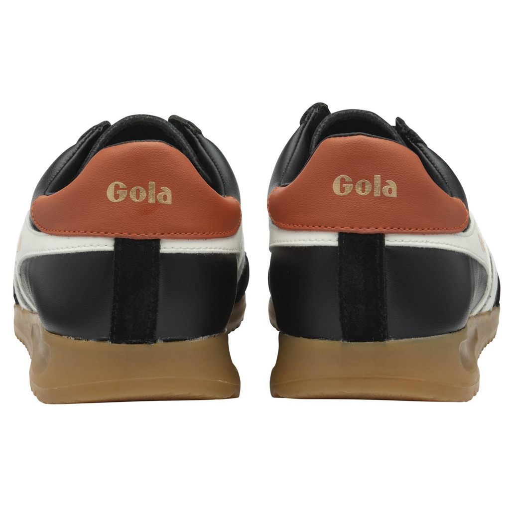 Gola Classics Torpedo Leather Sneakers Negras Blancas Naranjas España | DTJ-019238